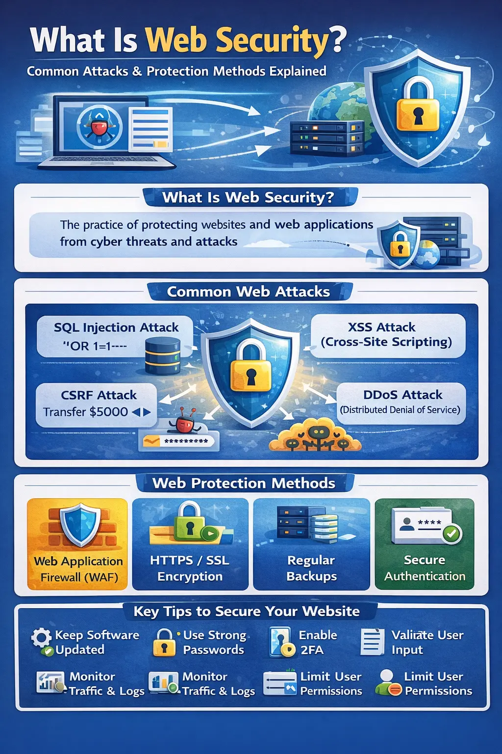 What Is Web Security? Common Web Attacks and Protection Methods Explained
