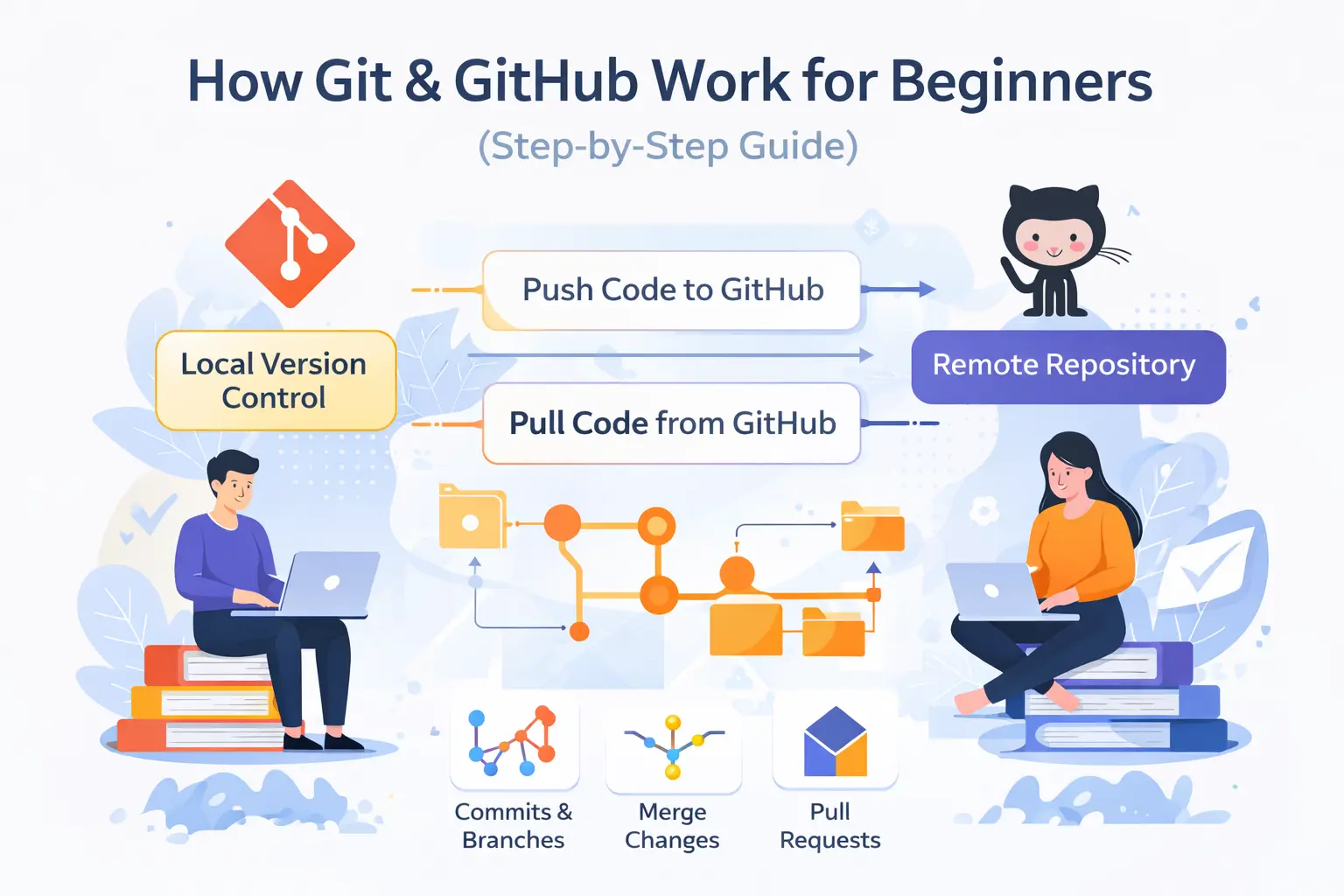 How Git & GitHub Work for Beginners