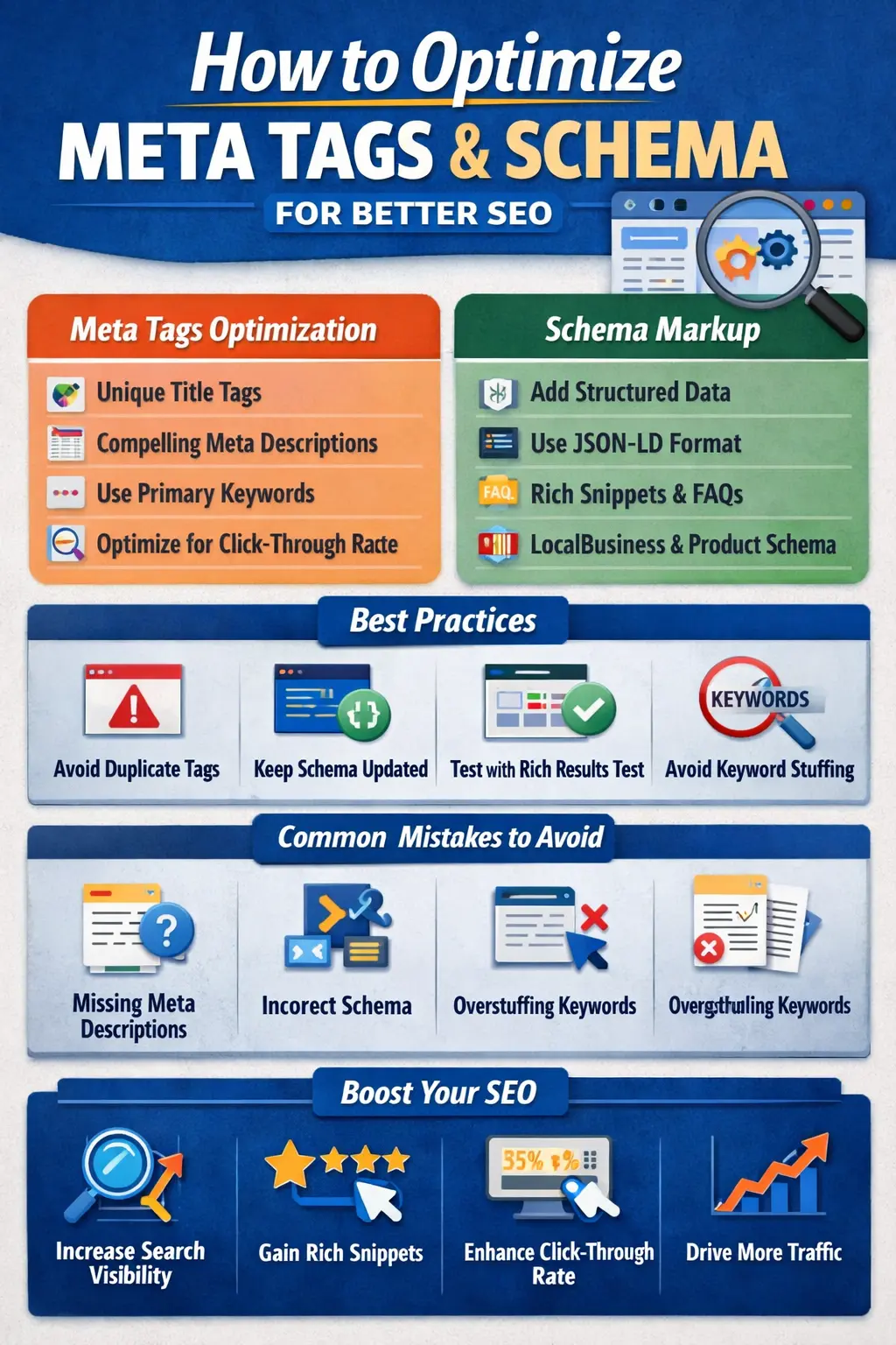 How to Optimize Meta Tags & Schema