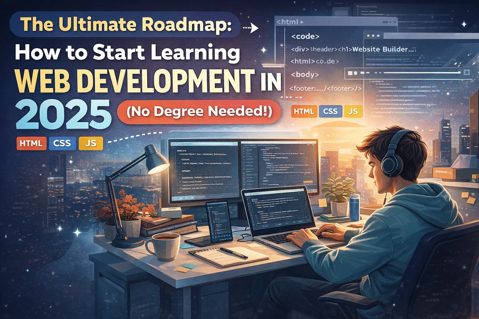 Web Development Roadmap 2025 (no Degree Needed)