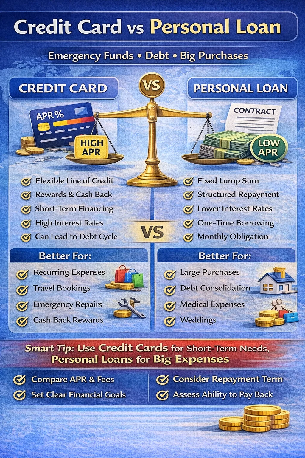 Credit Card vs Personal Loan – Which is Better?