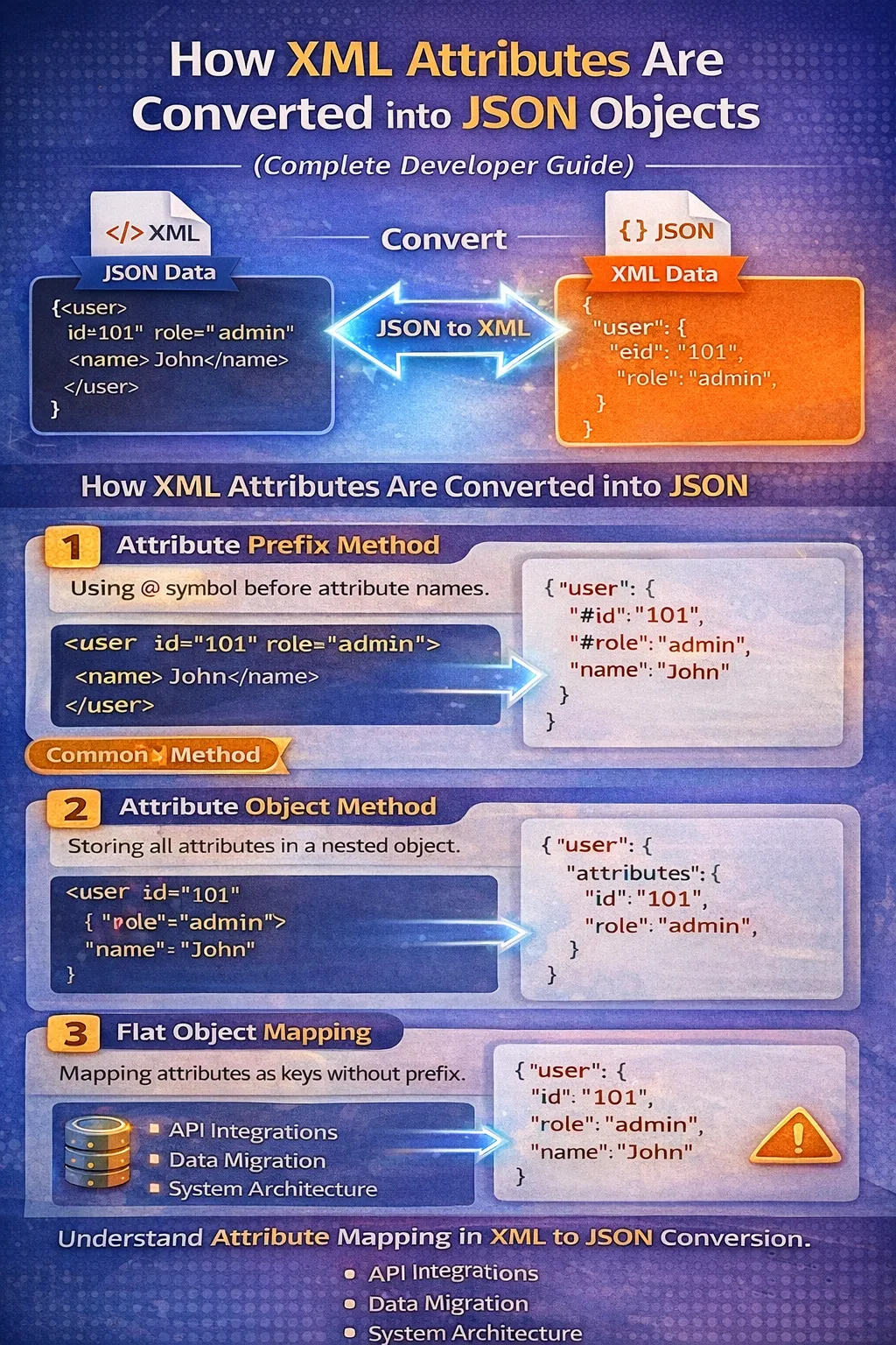 How XML Attributes Are Converted into JSON Objects