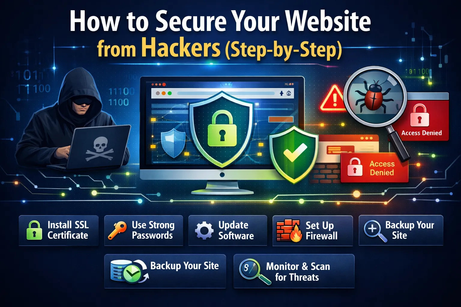 How to Secure Your Website from Hackers (Step-by-Step)
