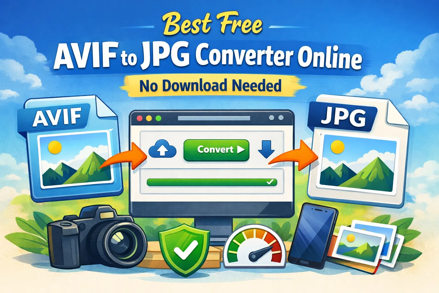 Best Free AVIF to JPG Converter Online – No Download Needed