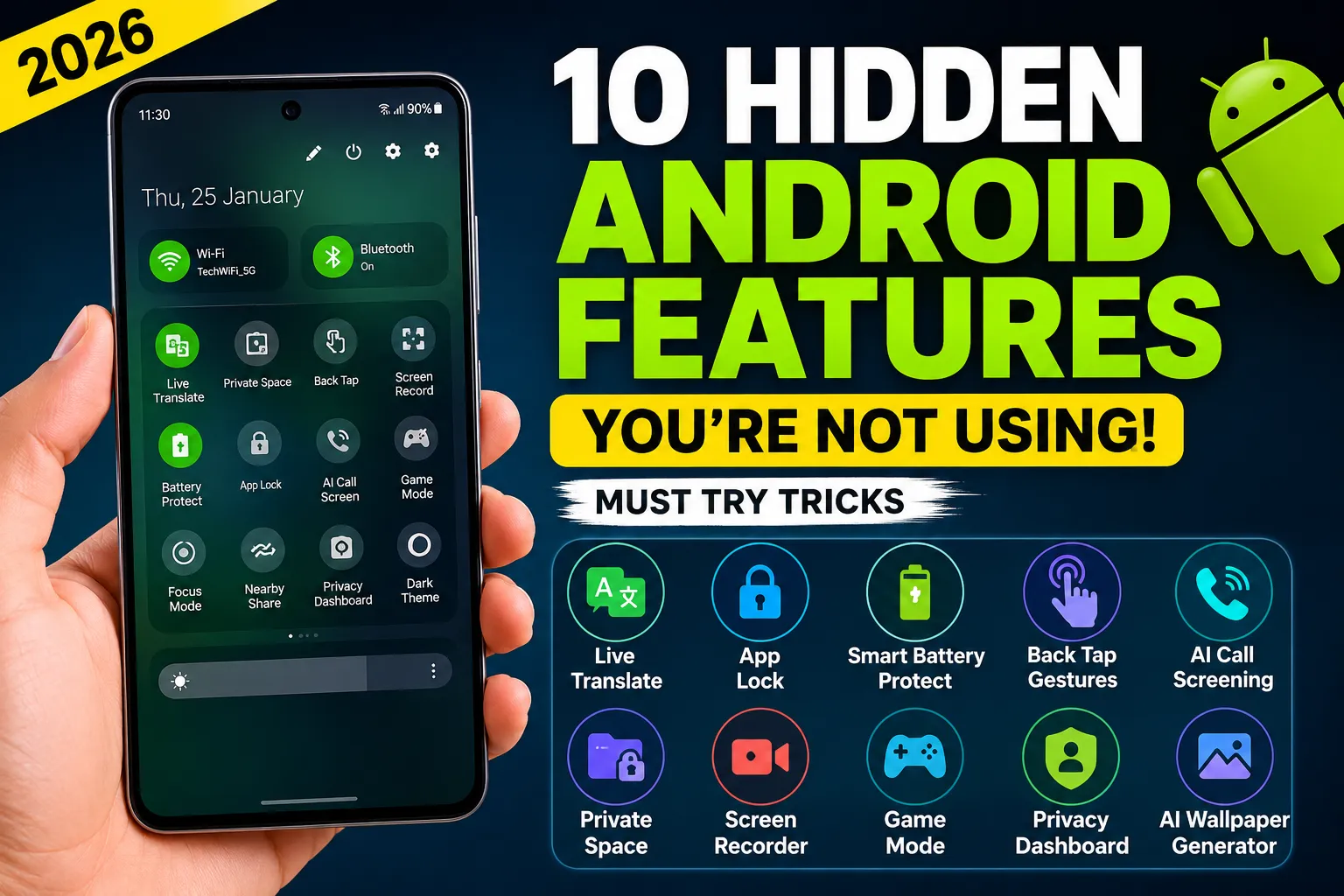 10 Hidden Android Features You’re Not Using in 2026