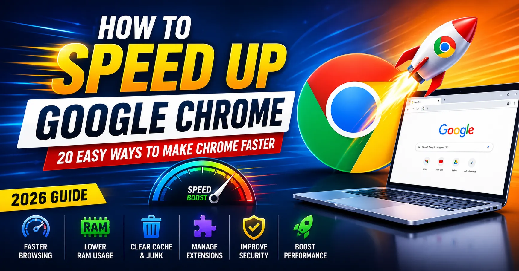 How to Speed Up Google Chrome: 20 Easy Ways to Make Chrome Faster (2026 Guide)