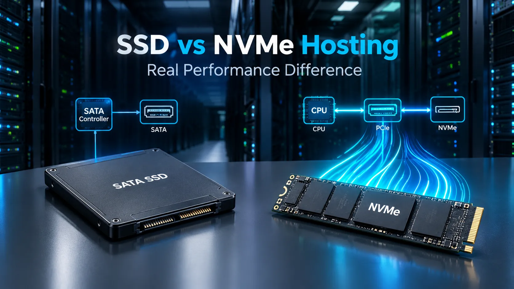 SSD vs NVMe Hosting: What’s the Real Performance Difference?